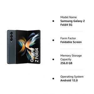 Samsung Galaxy Z Fold4 5G (Graygreen, 12GB RAM, 512GB Storage)