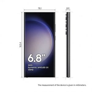 Samsung Galaxy S23 Ultra 5G (Phantom Black, 12GB, 256GB Storage)