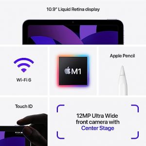 Apple iPad Air (10.9-inch, Wi-Fi, 64GB) – Purple (5th Generation)