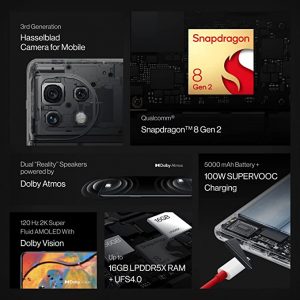 OnePlus 11 5G (Titan Black, 16GB RAM, 256GB Storage)