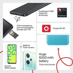 OnePlus Nord CE 2 Lite 5G (Blue Tide, 6GB RAM, 128GB Storage)