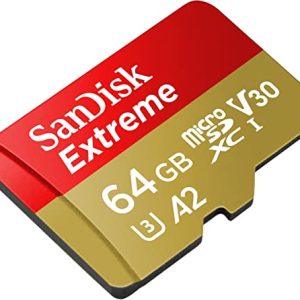 SanDisk Extreme microSD UHS I Card 128GB for 4K Video on Smartphones,Action Cams 190MB/s Read,90MB/s Write
