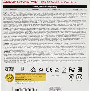 SanDisk Extreme Pro USB 3.2 256GB
